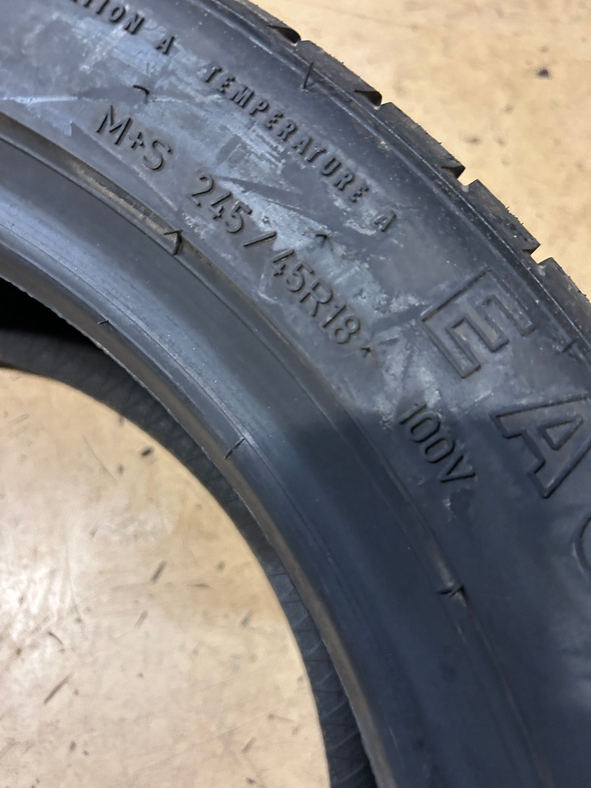 2 NOS GOODYEAR EAGLE SPORT A/S (MO) BSW P 245 45 18 100V XL TIRE 109095557