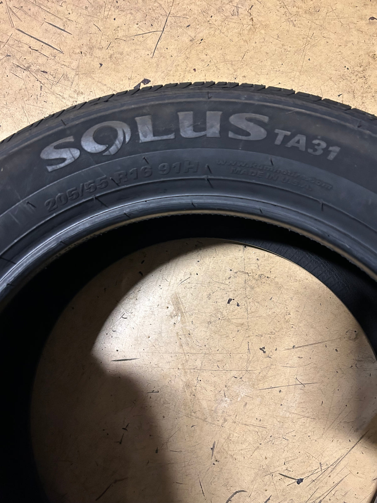 2 KUMHO SOLUS TA31 BSW P 205 55 16 91H ALL SEASON TIRE 2204733