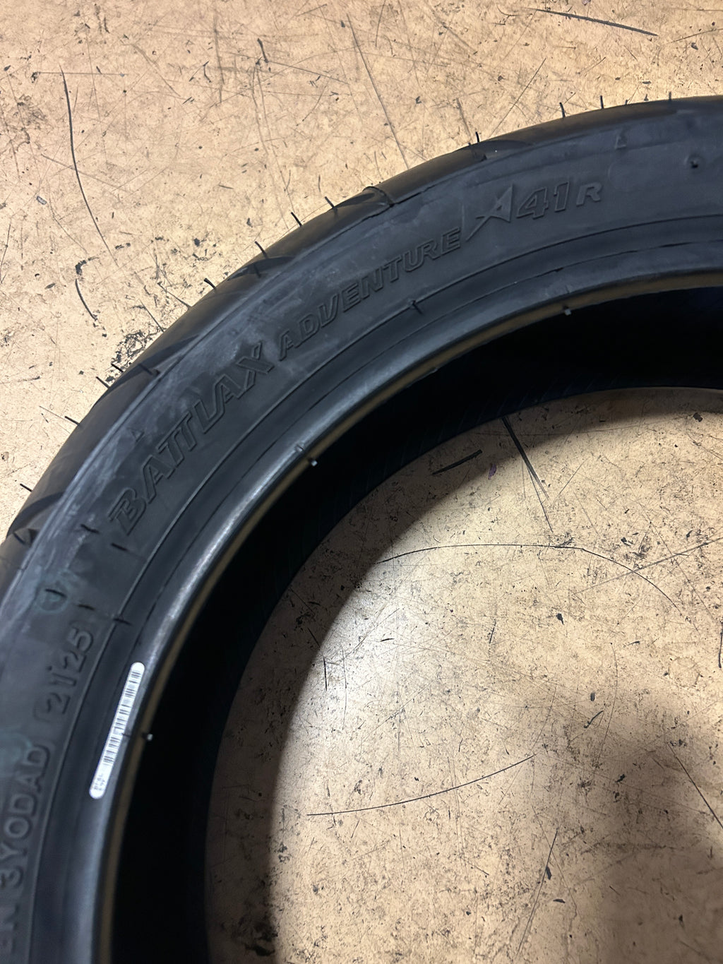 BRIDGESTONE BATTLAX ADVENTURE A41R 160 60 17 69W REAR MOTORCYCLE TIRE 008622