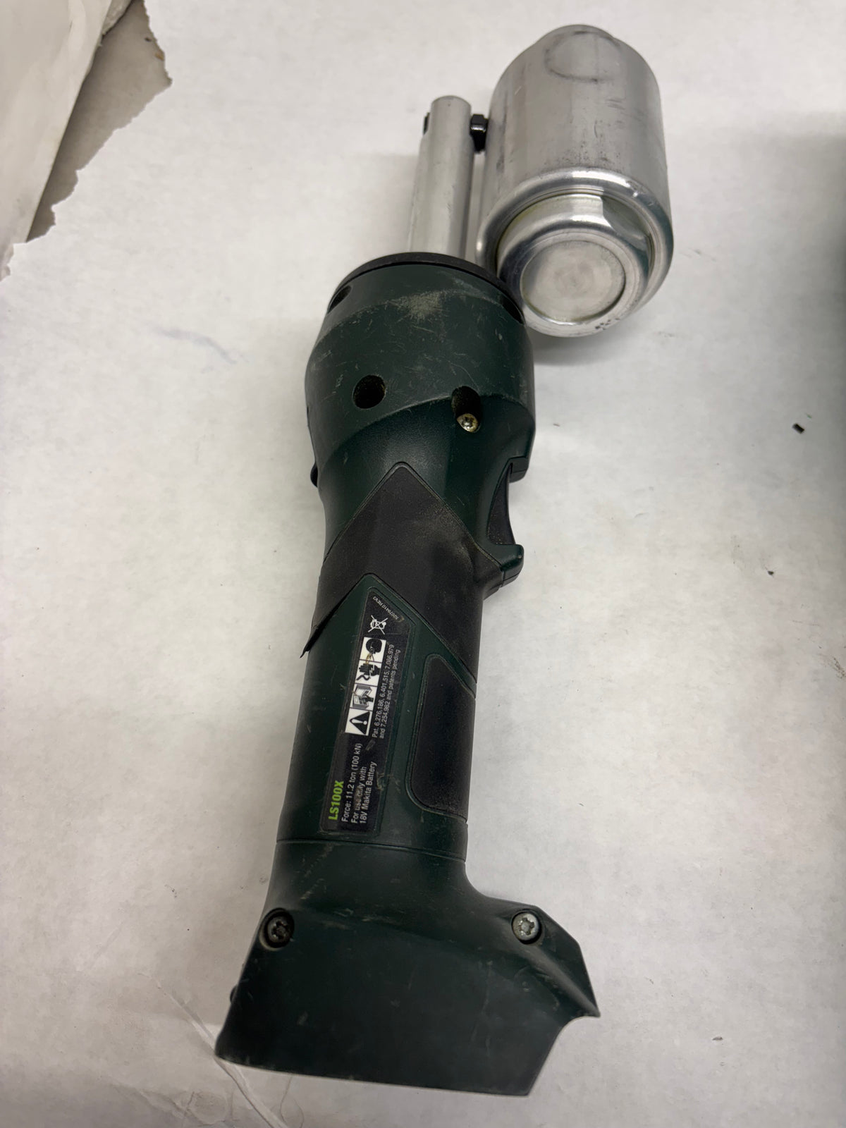 USED GREENLEE LS100X INTELLI-PUNCH 11-TON BATTERY-HYDRAULIC KNOCKOUT PUNCH KIT WITH SLUG-BUSTER