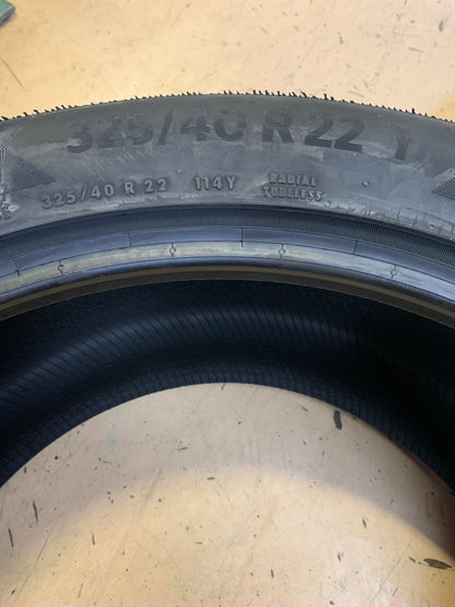 2 CONTINENTAL PREMIUMCONTACT 6 MO BSW P 325 40 22 114Y SUMMER TIRE 03111440000