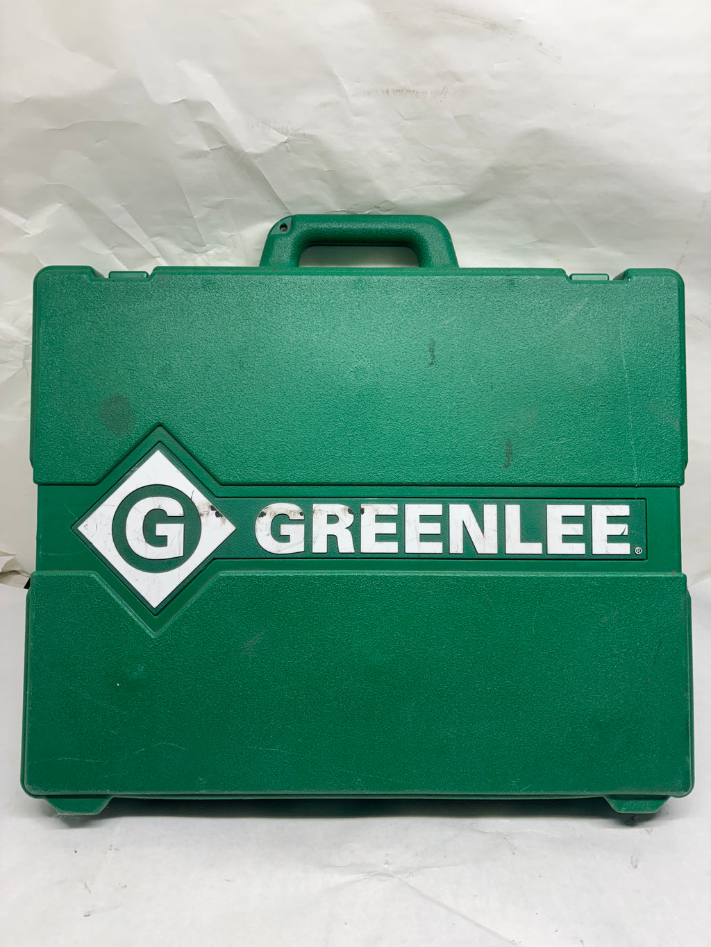 USED GREENLEE LS100X INTELLI-PUNCH 11-TON BATTERY-HYDRAULIC KNOCKOUT PUNCH KIT WITH SLUG-BUSTER