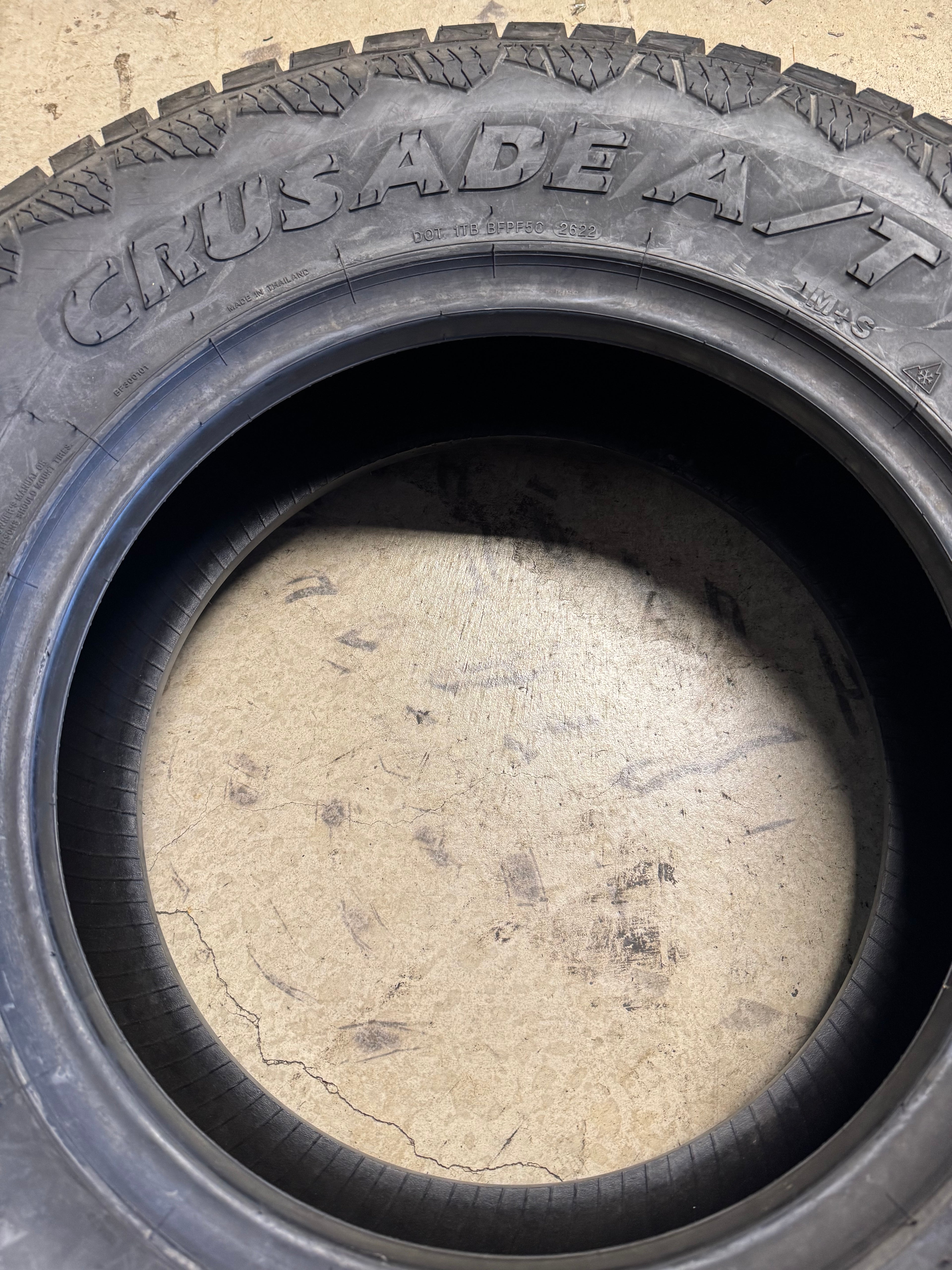 VENEZIA CRUSADE A/T BSW LT 245 75 17 121/118S 10PLY ALL TERRAIN TIRE VZT1055