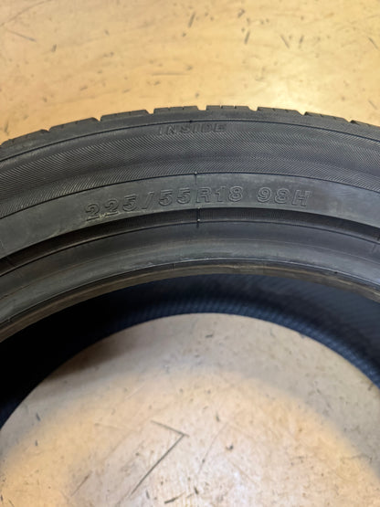 NOS YOKOHAMA YK740 GTX BSW P 225/55R18 98H ALL SEASON TIRE 74034