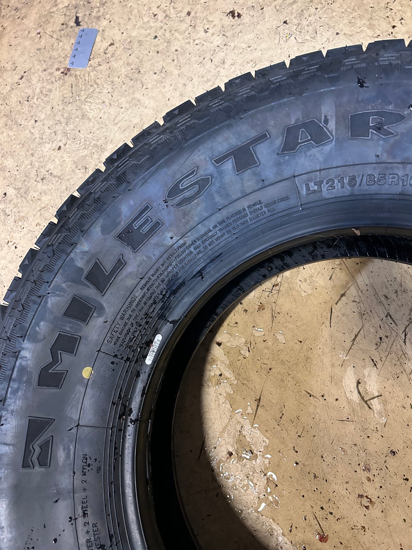 MILESTAR PATAGONIA A/T R BSW LT 215 85 16 115/112Q 10PLY ALL TERRAIN TIRE 22860026