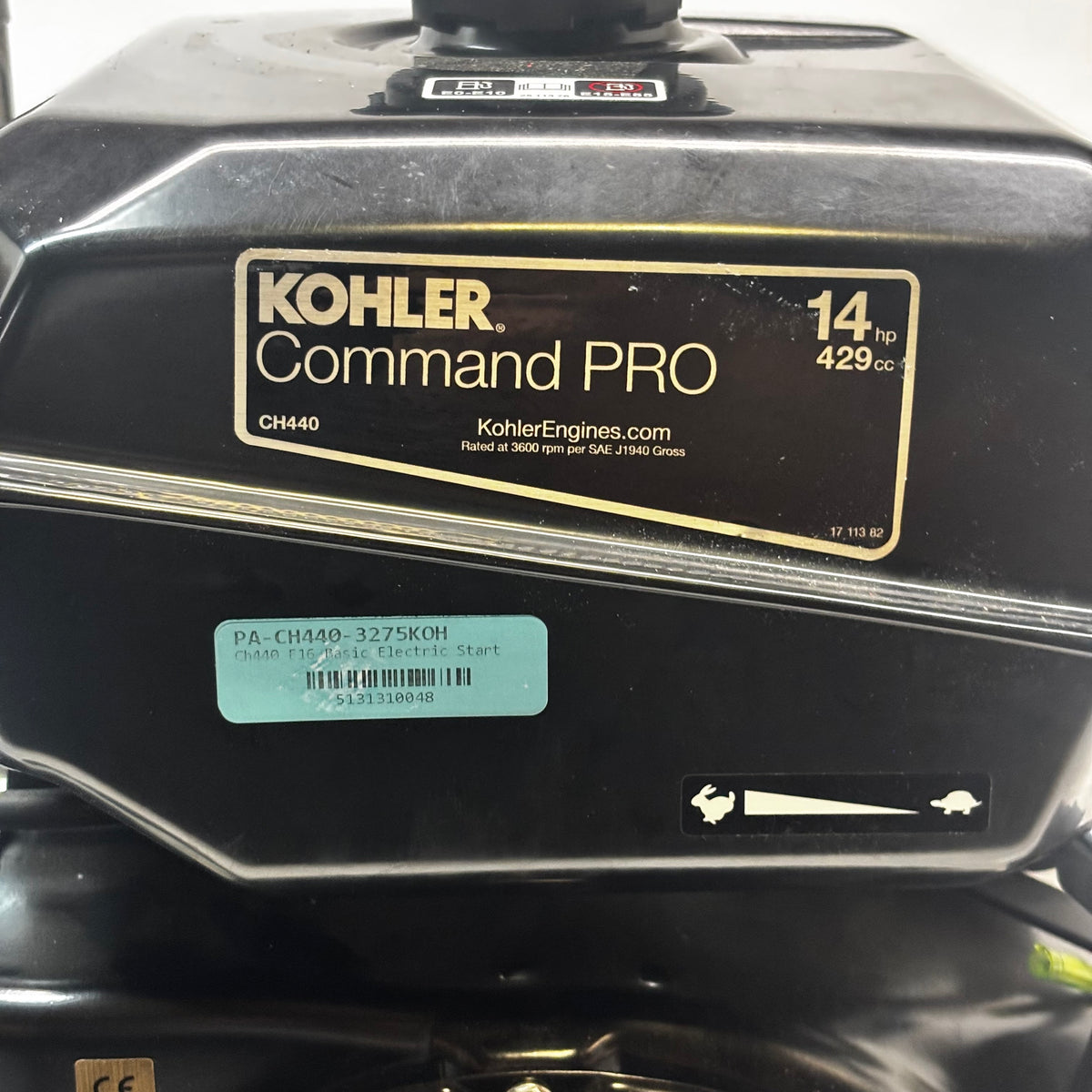 KOHLER CH440-3275 HORIZONTAL COMMAND PRO ENGINE, REPLACES CH440-3031
