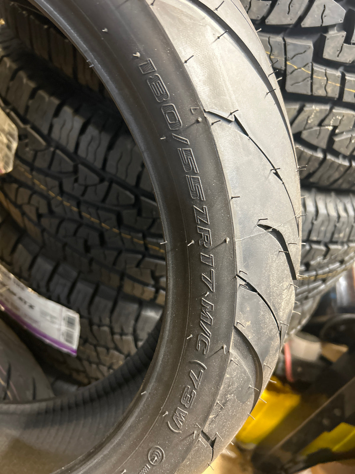 SHINKO 016 VERGE 2X BSW 180 55 17 73W REAR MOTORCYCLE TIRE 874097