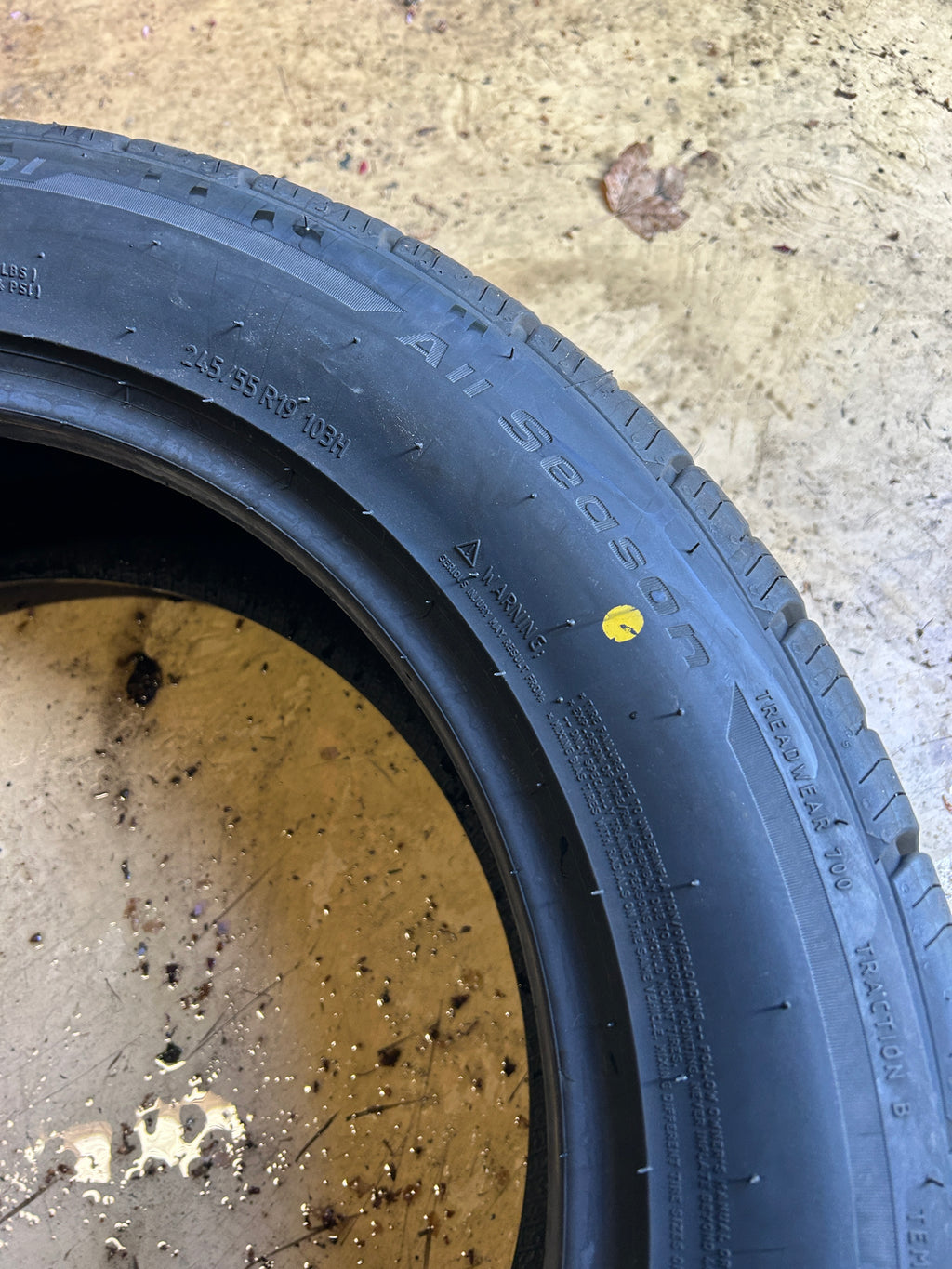 BFGOODRICH ADVANTAGE CONTROL ALL SEASON BSW P 245 55 19 103H TIRE 17779