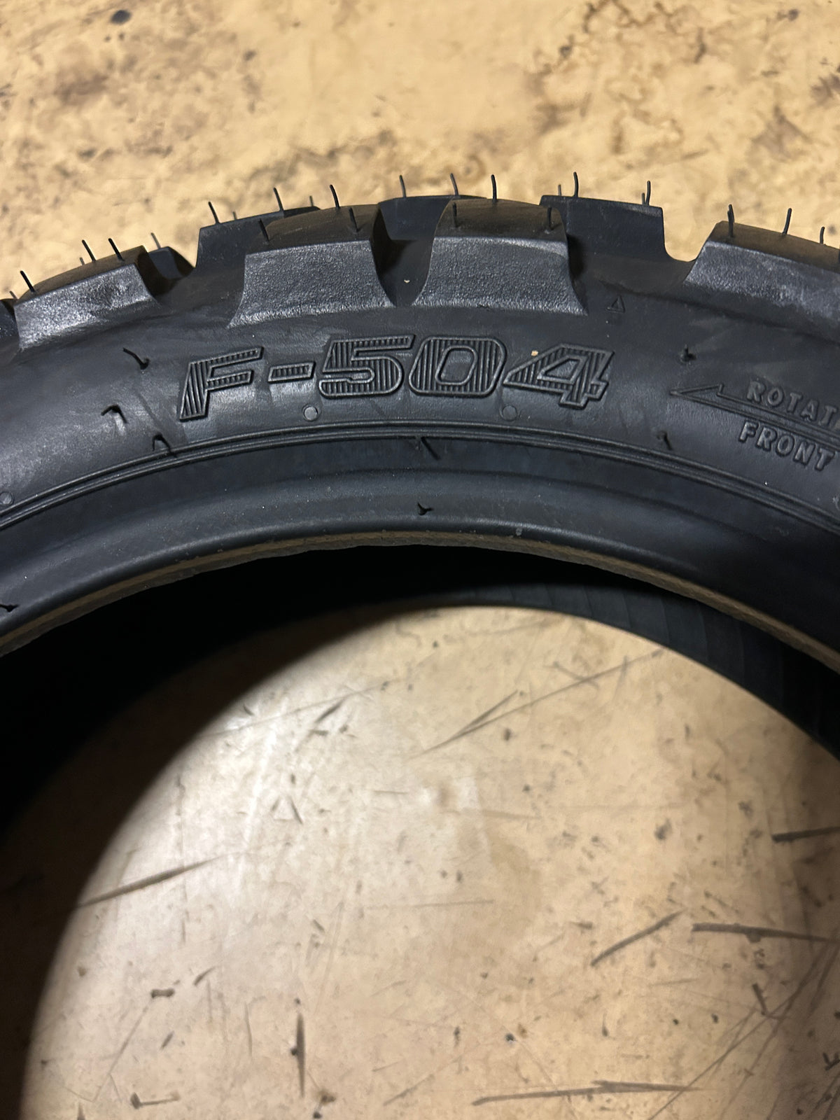 SHINKO F-504 MOBBER BSW 120 70 12 51P FRONT MOTORCYCLE TIRE 874790
