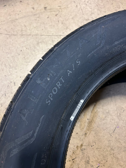 BRIDGESTONE ALENZA SPORT A/S BSW P 275 50 19 112V XL UHP TIRE 012058