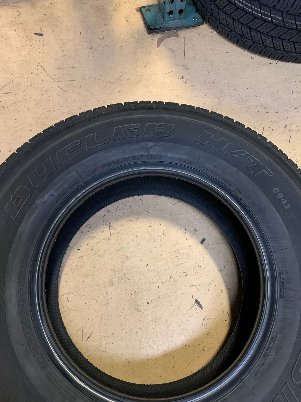 4 BRIDGESTONE DUELER H/T 684 II BSW P 265 70 17 113S ALL SEASON TIRE 116816