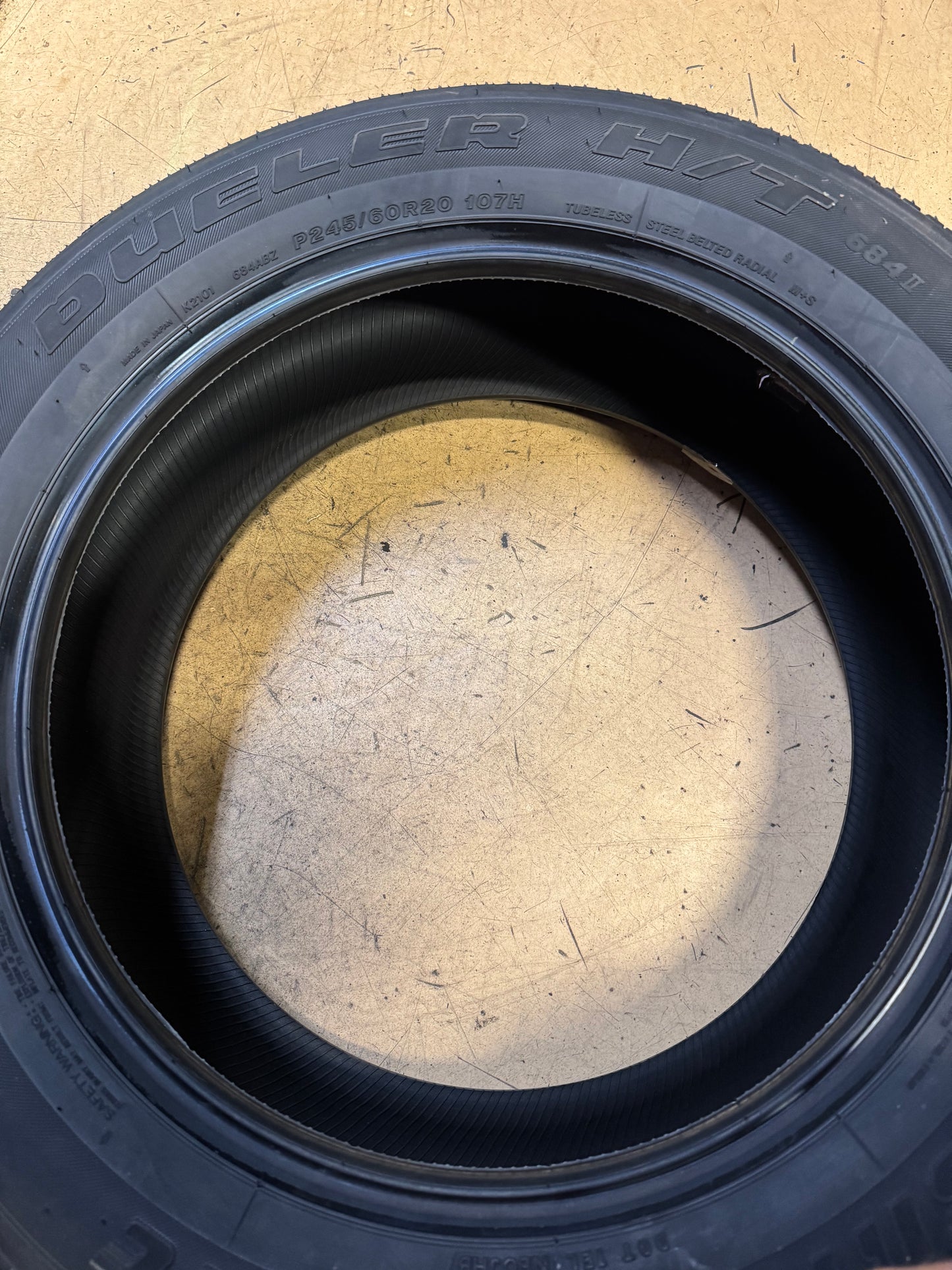 BRIDGESTONE DUELER H/T 684 II BSW P 245 60 20 107H ALL SEASON TIRE 142758