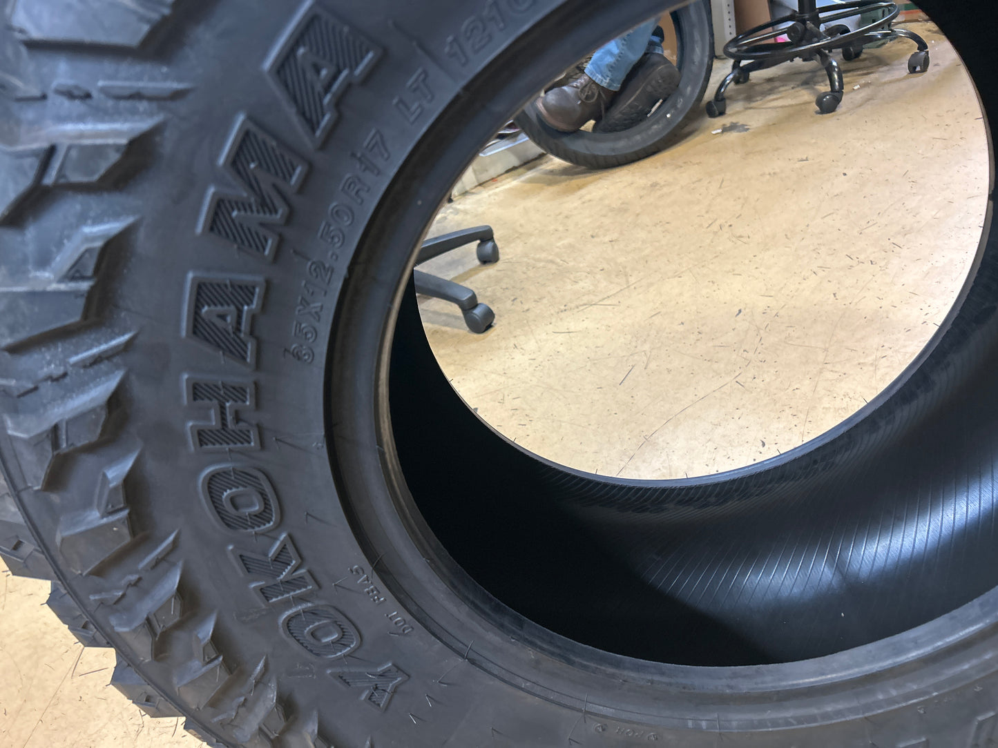 YOKOHAMA GEOLANDAR A/T XD BSW LT 35 12.5 17 121Q 10PLY MUD TIRE 110117106