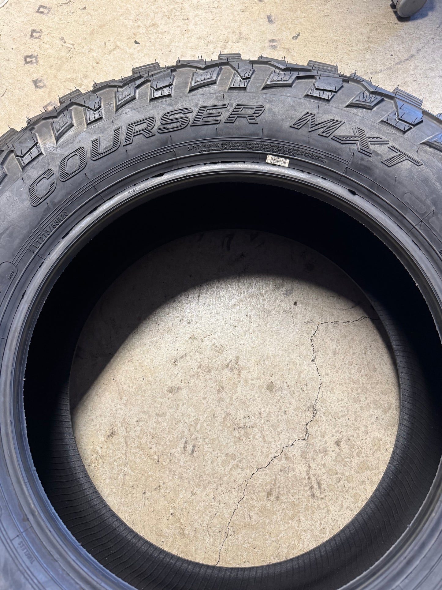 NOS MASTERCRAFT COURSER MXT BSW LT 275 65 20 126/123Q 10PLY MUD TERRAIN TIRE 175044008