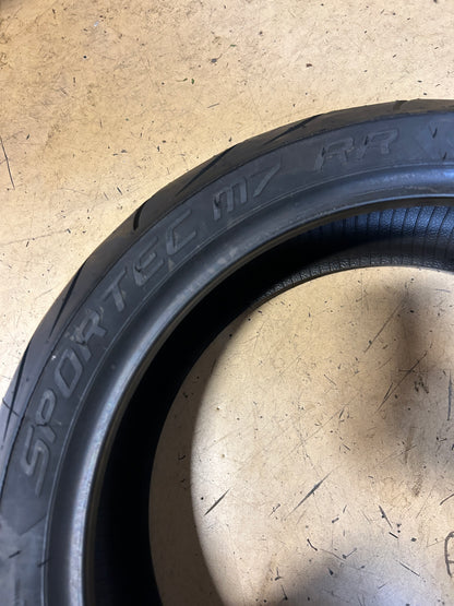 NOS METZELER SPORTEC M7 RR BSW 180 55 17 73W REAR MOTORCYCLE TIRE 2450300