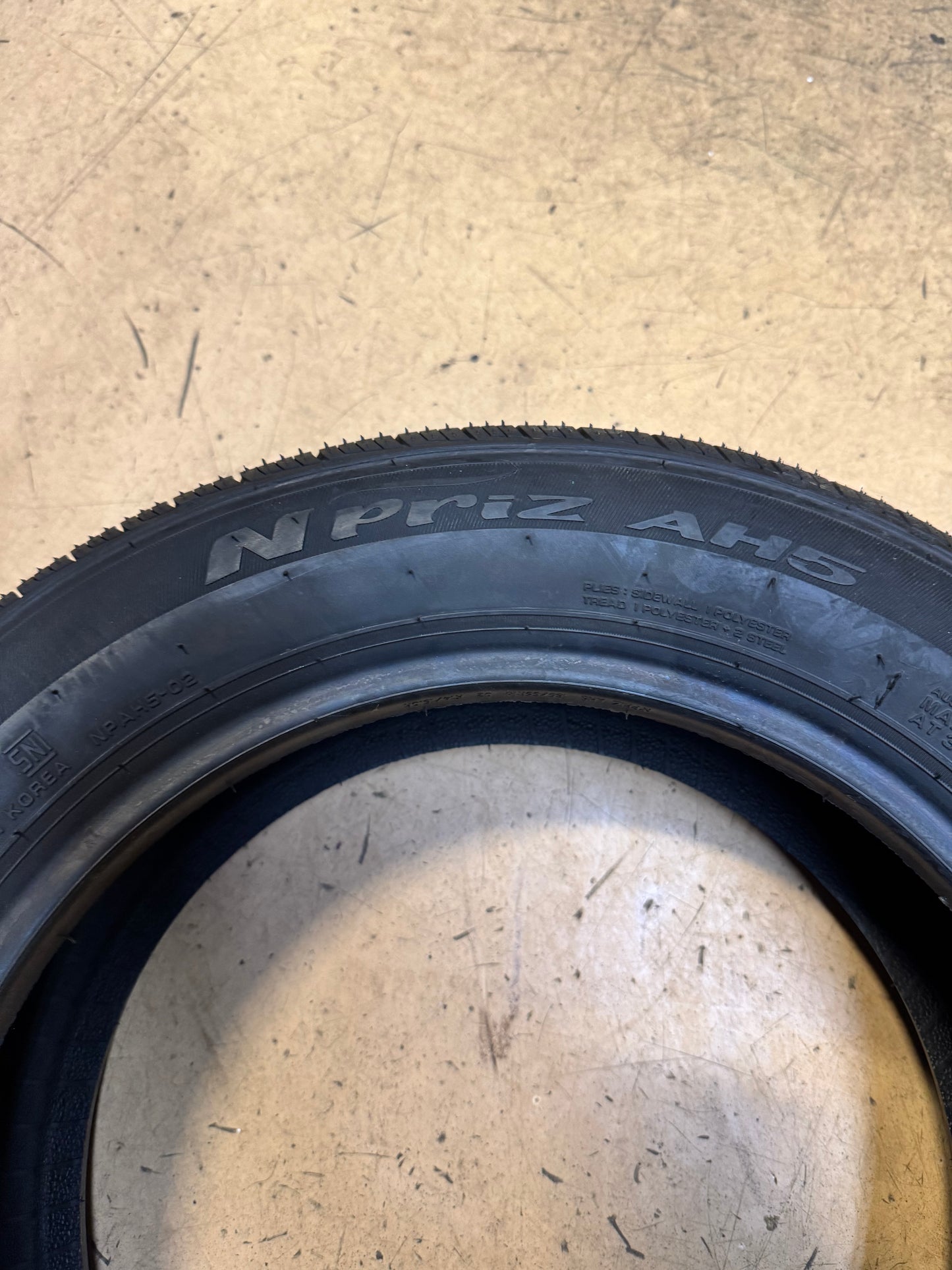 NEXEN NPRIZ AH5 BSW P 165 65 14 79S ALL SEASON TIRE 16406NXK