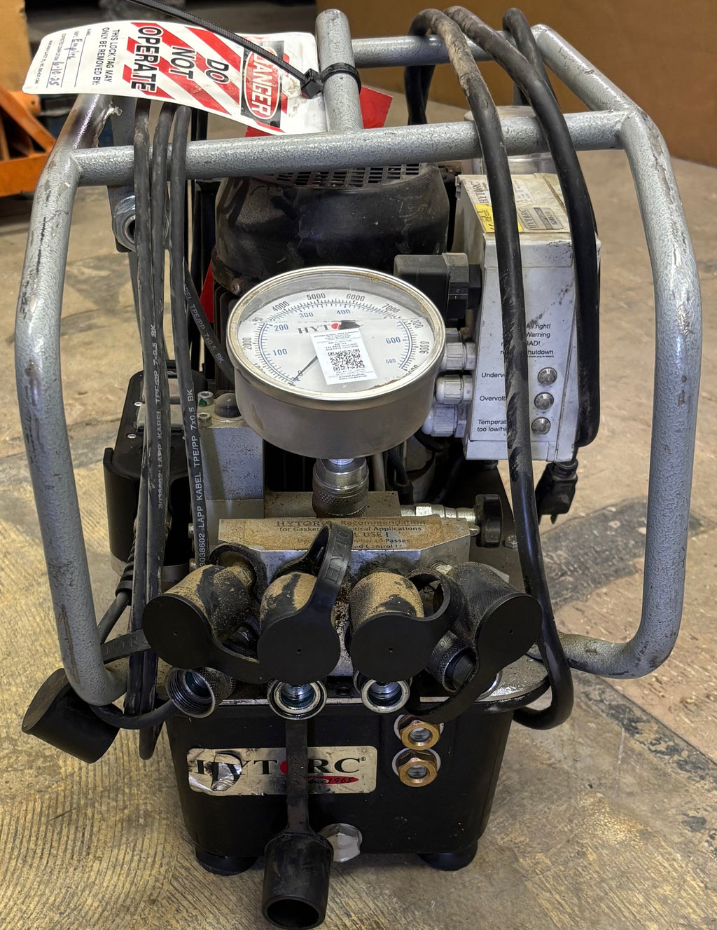HYTORC HY-115-2 , 4-STAGE HYDRAULIC POWER PACK