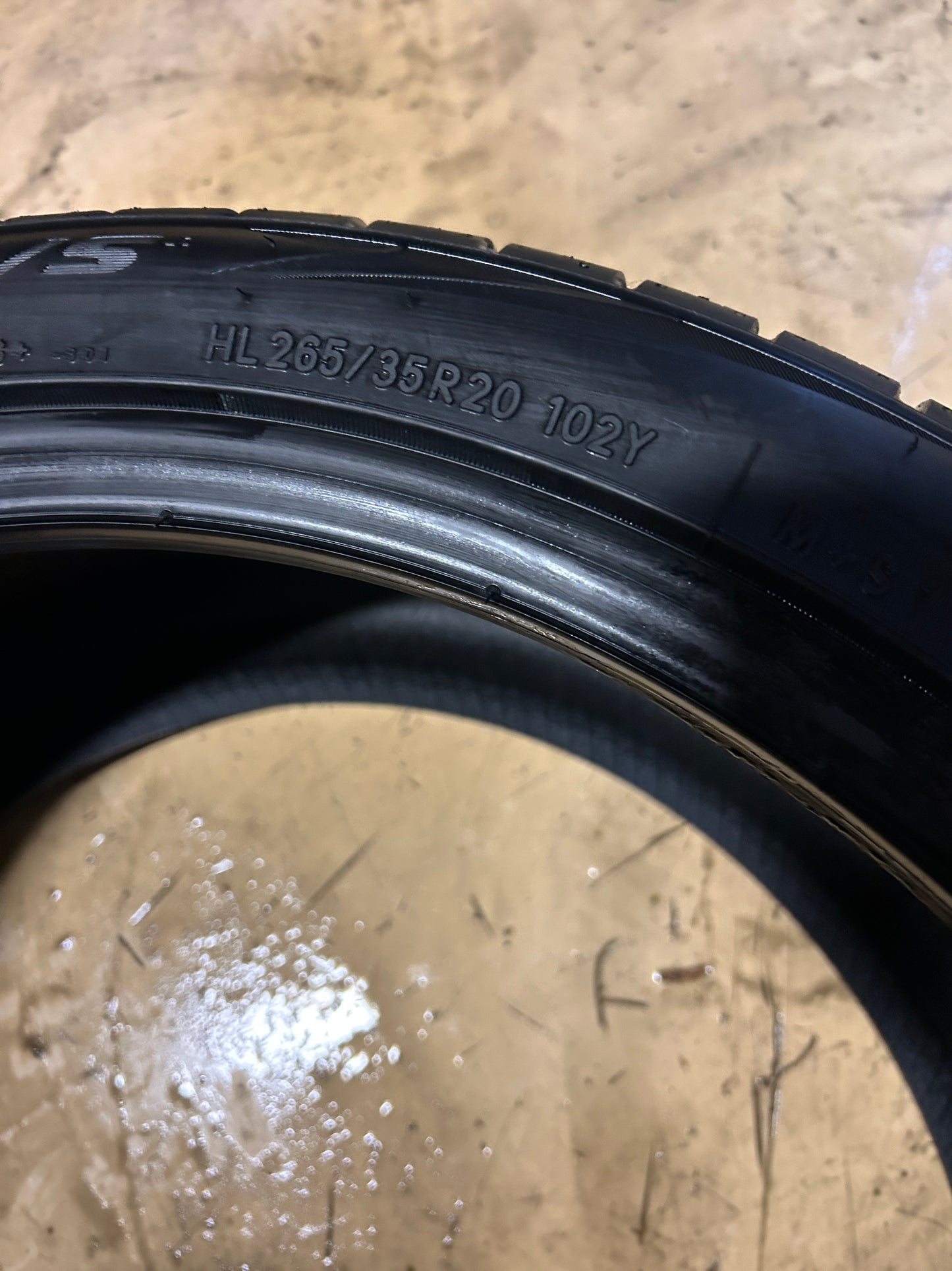 TOYO PROXES SPORT A/S+ BSW HL 265 35 20 102Y UHP TIRE 223650