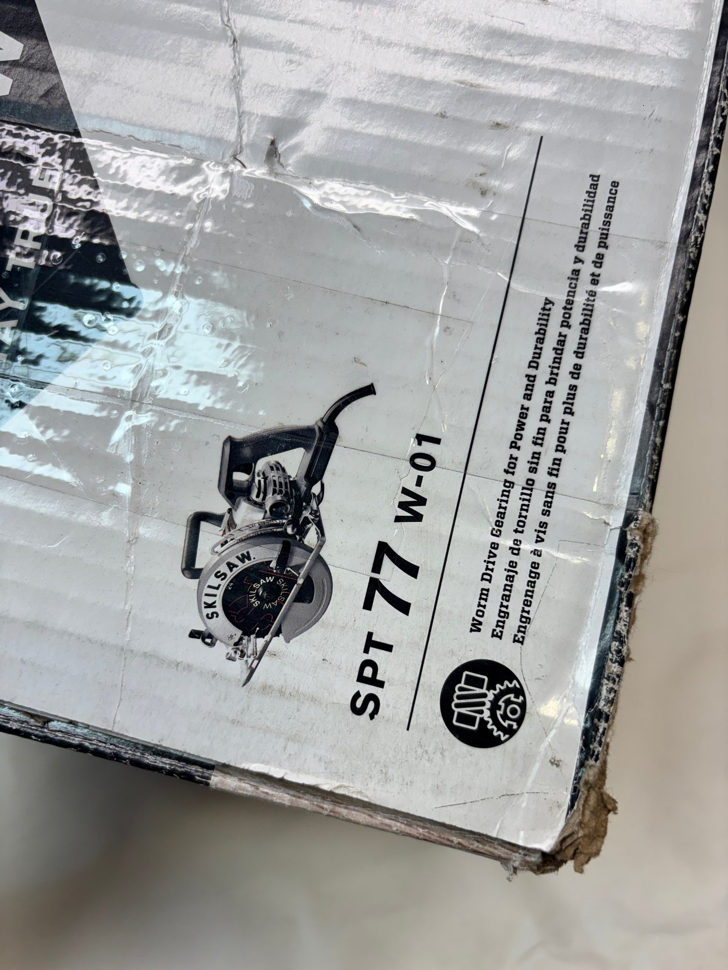 SKILSAW SPT77W-01 15-AMP 7-1/4-INCH ALUMINUM WORM DRIVE CIRCULAR SAW