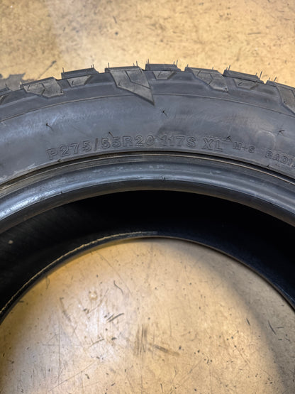 FUEL GRIPPER A/T BSW P 275 55 20 117S XL ALL TERRAIN TIRE RFAT27555R20