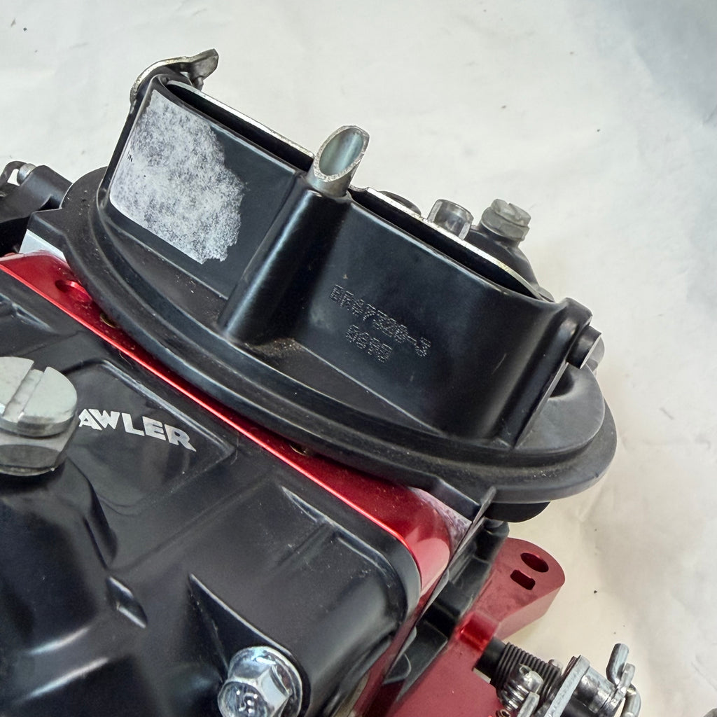 QUICK FUEL CARBURETOR CARB 750 CFM BR-67320 BRAWLER STREET MECHANICAL BLACK RED