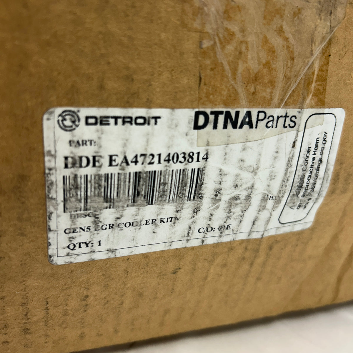 DDE GENUINE 21-25 DETROIT DIESEL DD15 DD16 EGR COOLER  EA4721403814
