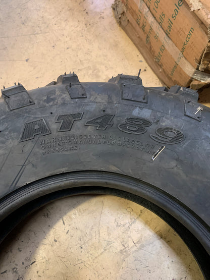 NOS CARLISLE AT489 BSW AT 25 8 12 4PLY 56F ATV/UTV TIRE 589306
