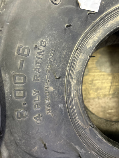 CARLISLE TURF GUIDE BSW 8 6 49A3 4PLY GOLF CART TIRE 508040
