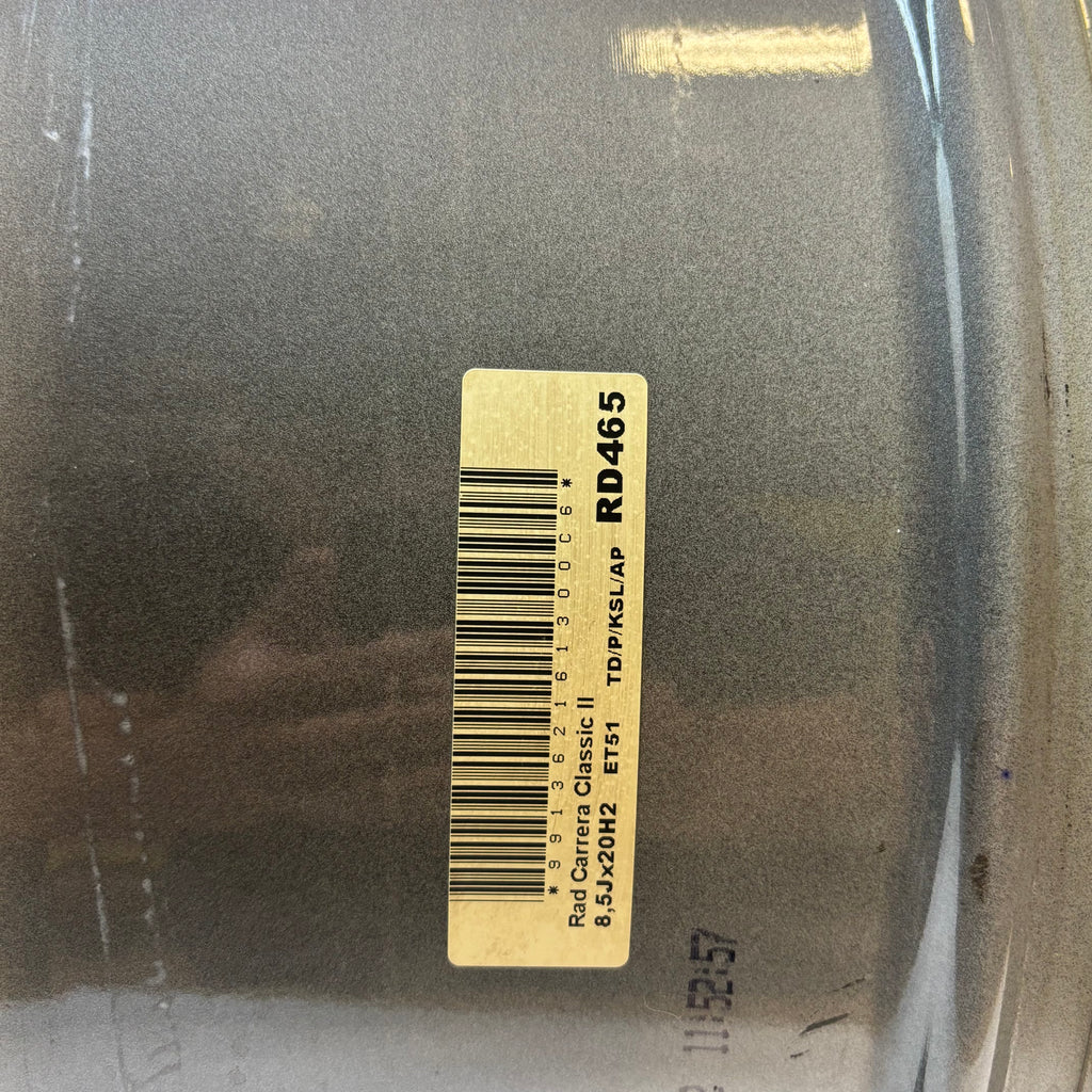 GENUINE PORSCHE 911 RAD CARRERA CLASSIC II 20X11 20X8.5 STAGGERED SET WHEELS