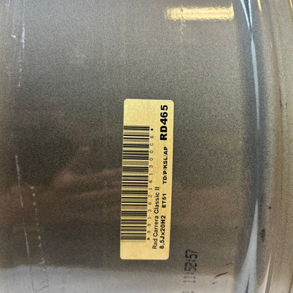 GENUINE PORSCHE 911 RAD CARRERA CLASSIC II 20X11 20X8.5 STAGGERED SET WHEELS