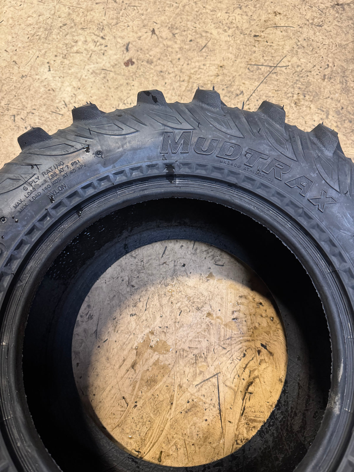 ARTRAX MUDTRAX BSW AT 25 8 12 40N 6PLY ATV/UTV TIRE AX130725812