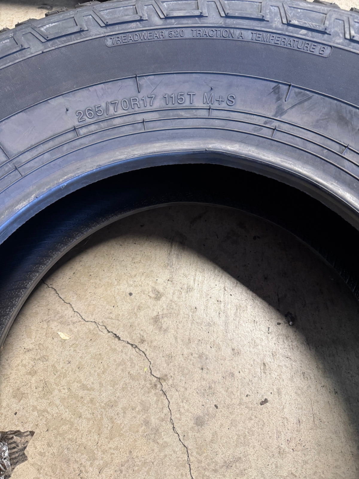 2 NOS FINALIST TERRENO A/T BSW P 265 70 17 115T ALL TERRAIN TIRE LLSUV041