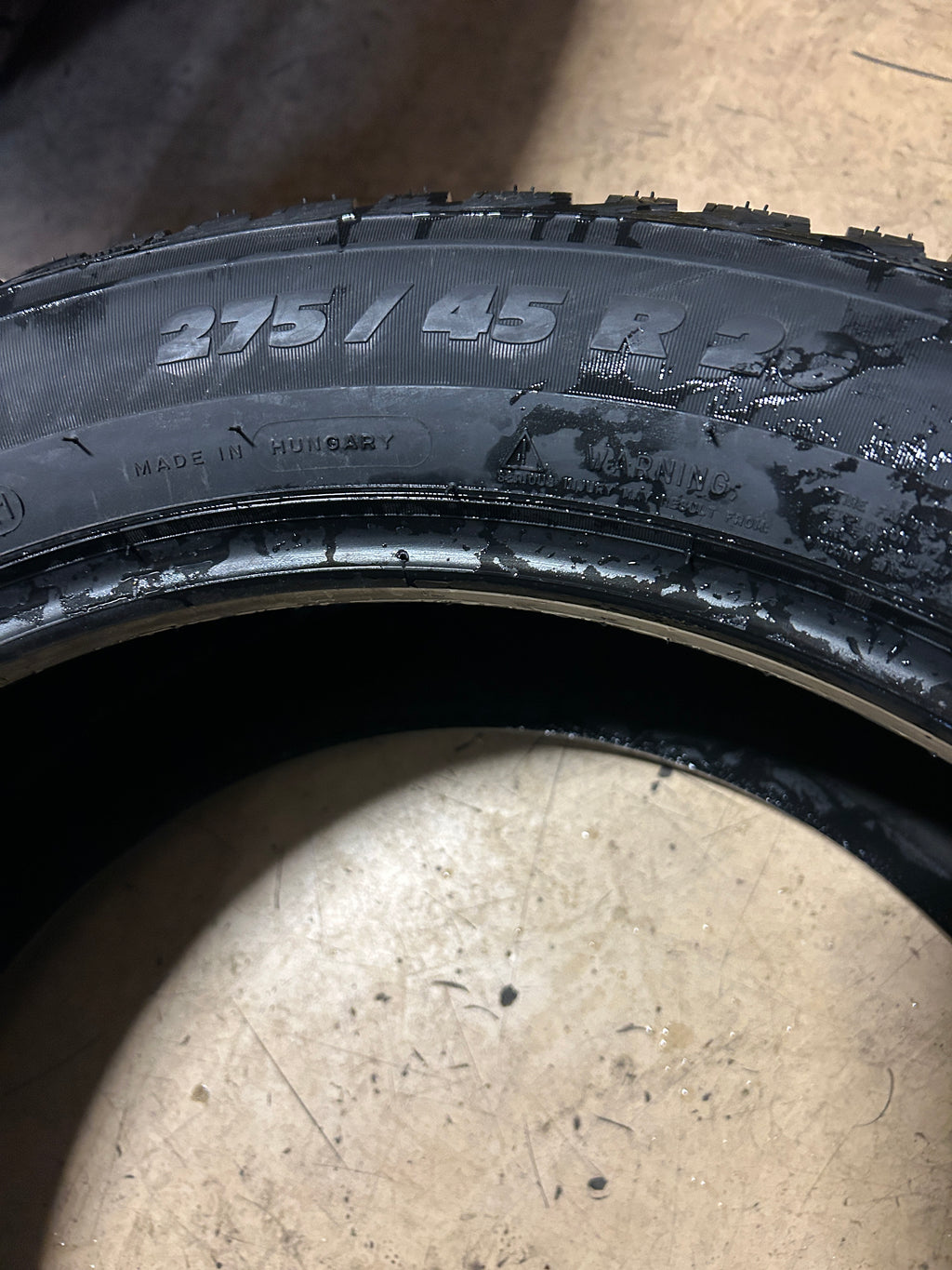 NOS MICHELIN LATITUDE ALPIN LA2 (NO) BSW P 275 45 20 110V WINTER TIRE 78321