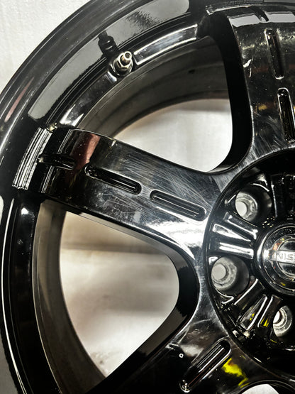 2 USED FRONT REPAINTED NISSAN GTR GT-R R35 20X9.5 ET45 5X4.5