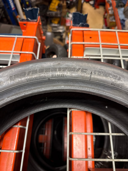 BRIDGESTONE BATTLAX HYPERSPORT S21R BSW  180 55 17 73W REAR MOTORCYCLE TIRE 005485