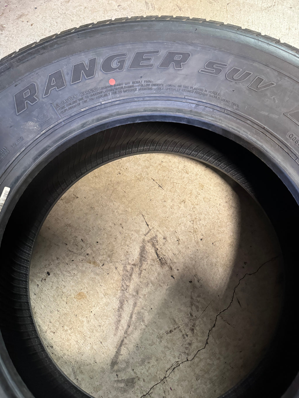 NOS THUNDERER RANGER SUV HT603 BSW P 265 65 17 112H HIGHWAY TERRAIN TIRE TH0810