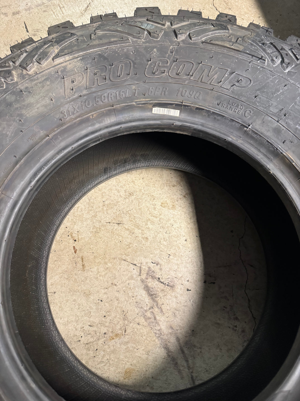 2 NOS PRO COMP XTREME MT2 BSW LT 31 10.5 15 109Q 6PLY MUD TERRAIN TIRE 75031