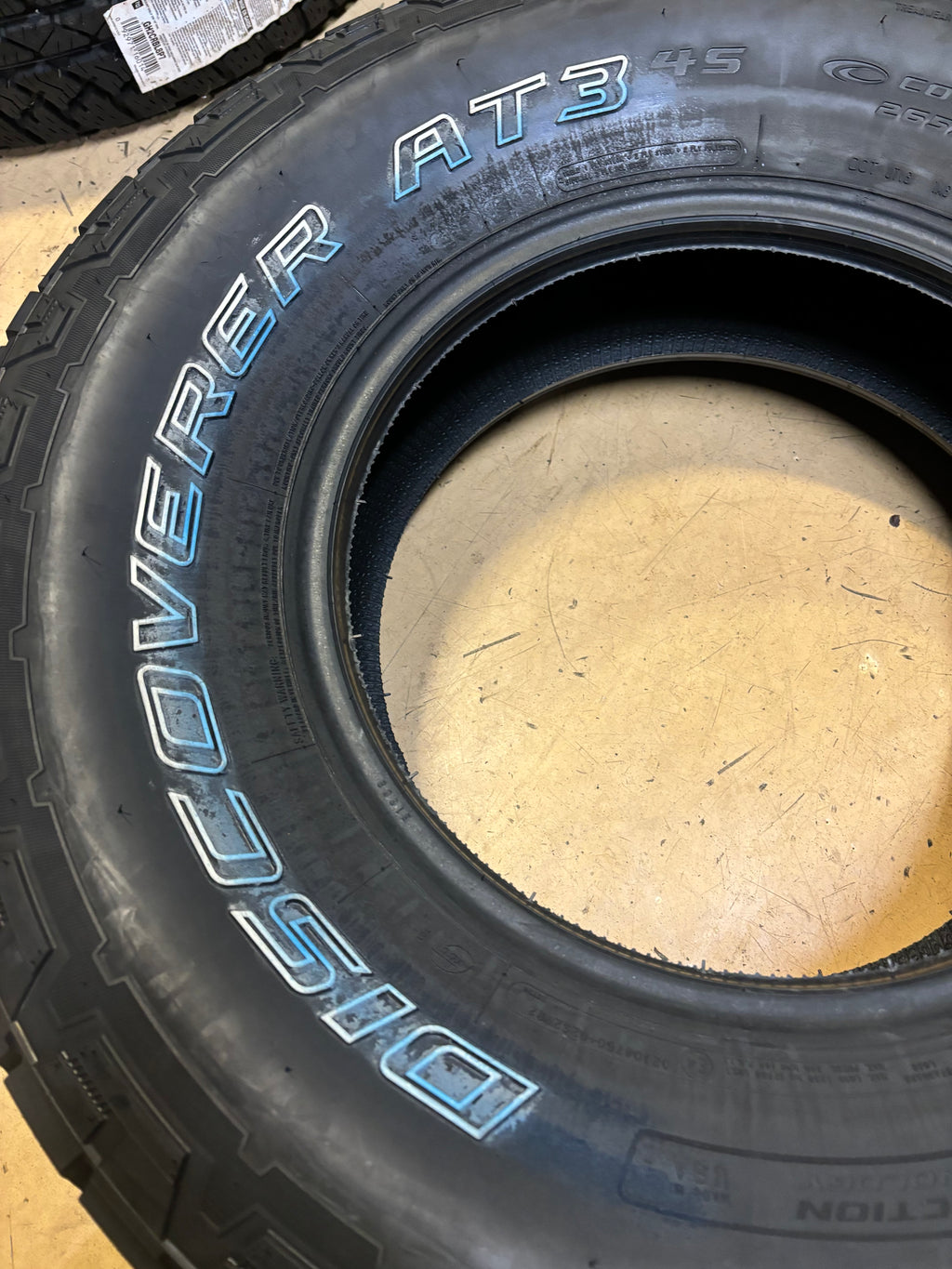 COOPER DISCOVERER ALL TERRAIN AT3 4S RWL P 265 75 16 116T SL TIRE 90000032686