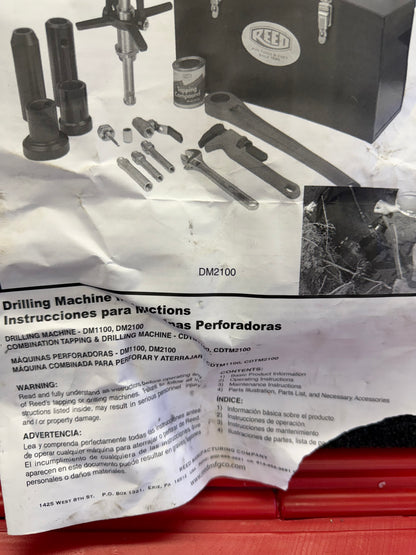 REED DRILLING MACHIN DM2100 (NEEDS FIX)