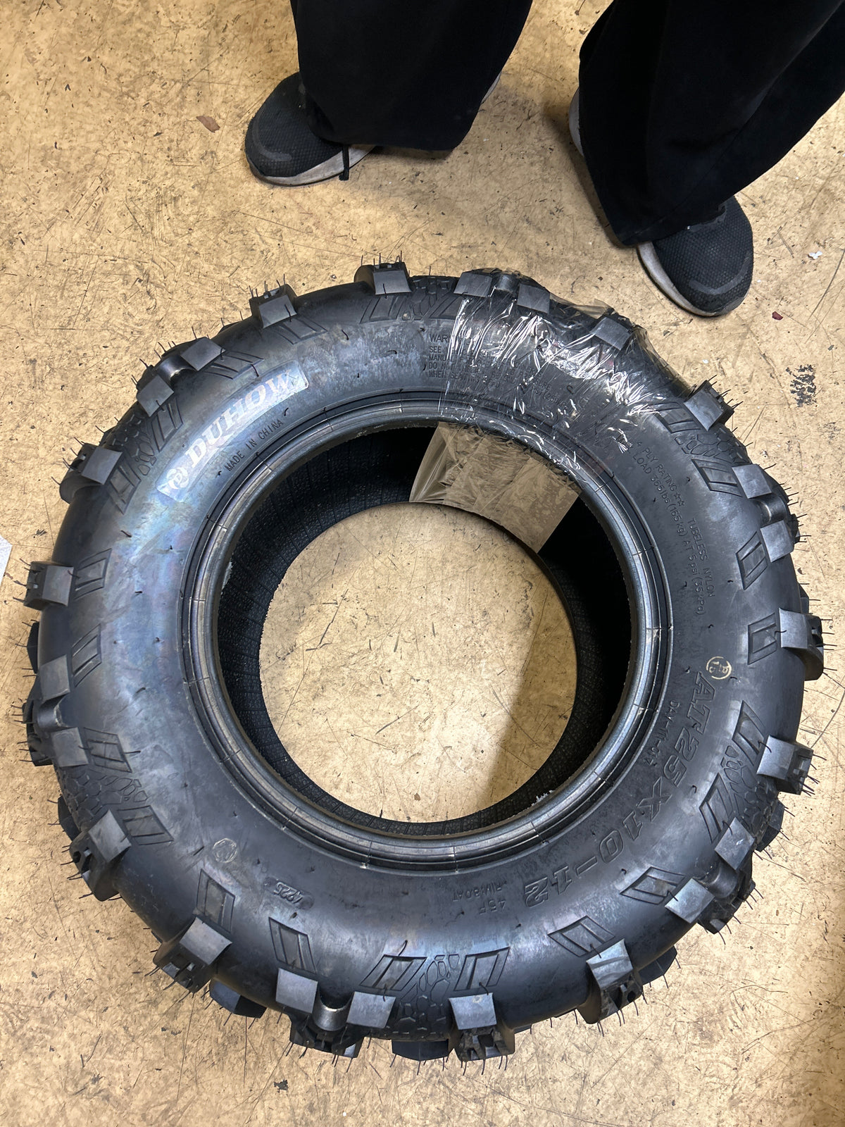 DUHOW BSW 25 10 12 45F 4PLY ATV/UTV TIRE D251012