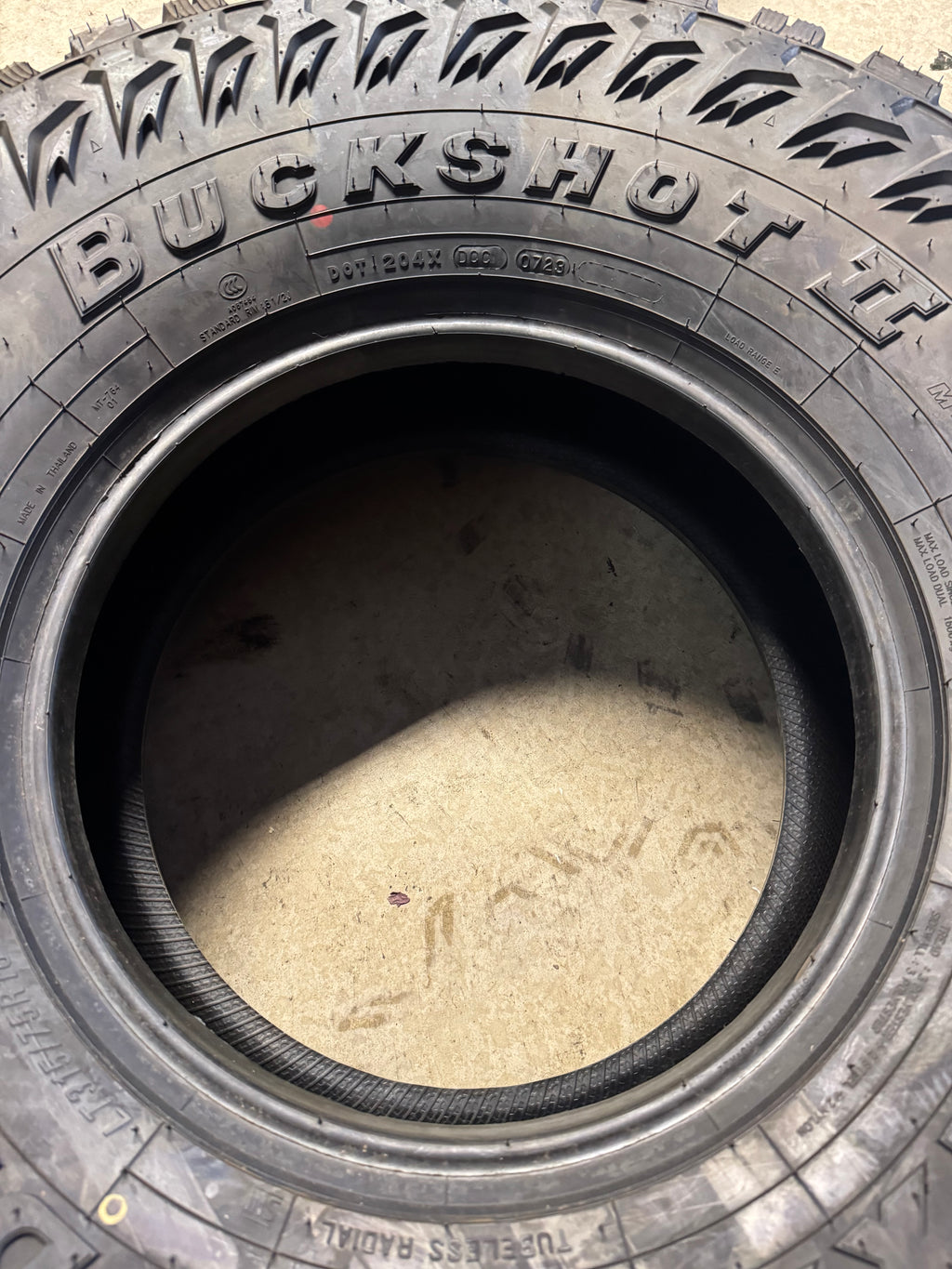 2 MAXXIS MUDDER BUCKSHOT II MT-794 BSW LT 315 75 16 127/124Q 10PLY MUD TERRAIN TIRE TL00252200