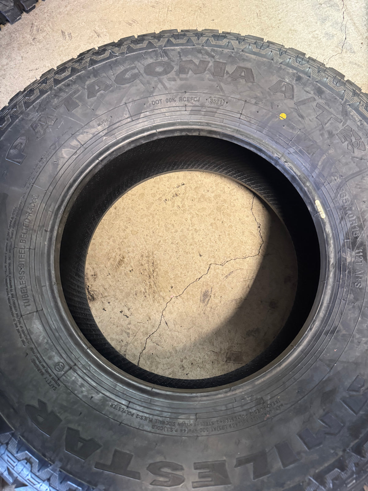 NOS MILESTAR PATAGONIA A/TR BSW P 265 70 16 112T ALL TERRAIN TIRE 24272016