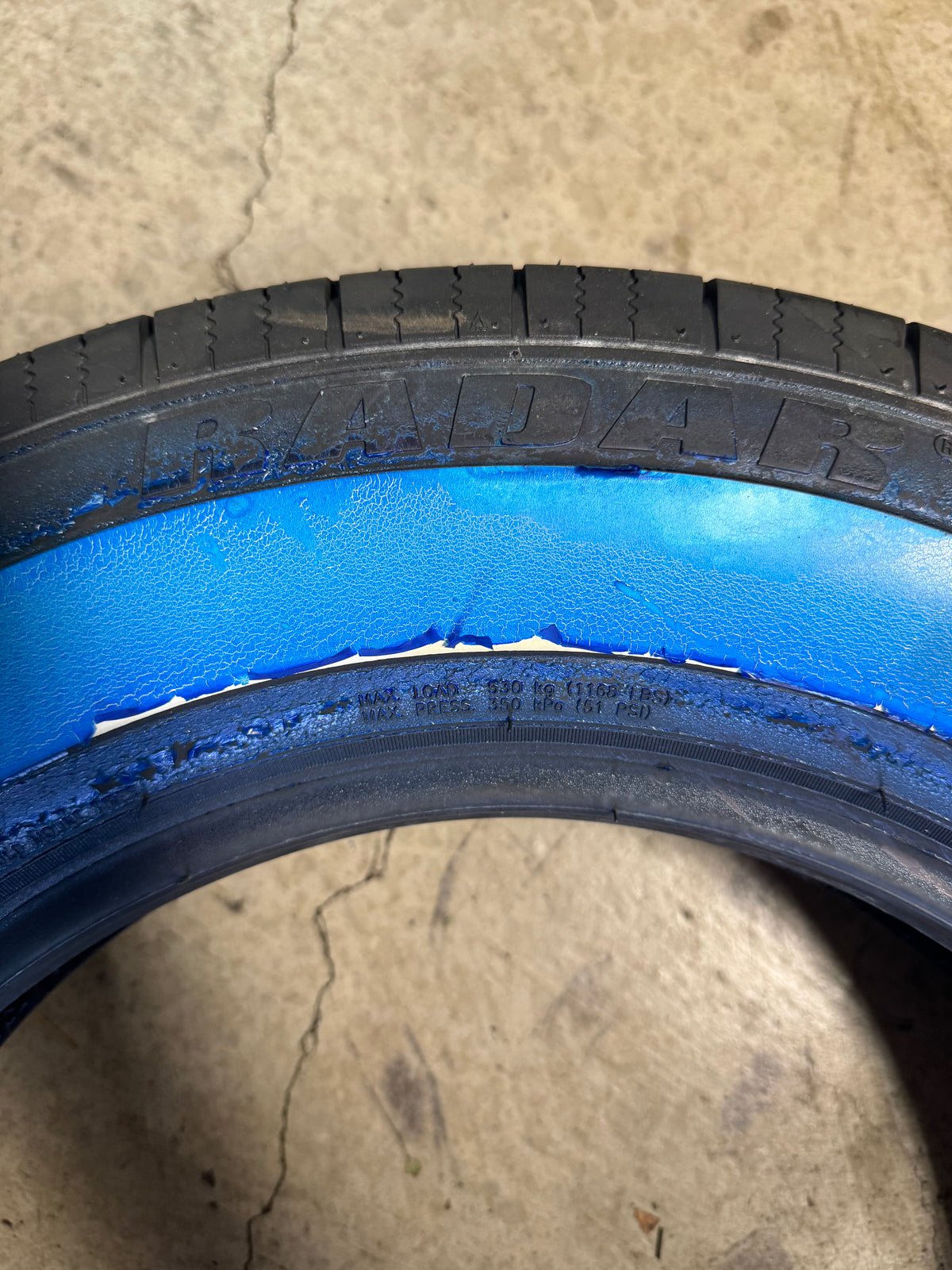 2 RADAR DIMAX CLASSIC WW P 165 15 86H TOURING TIRE RAVRTH0002