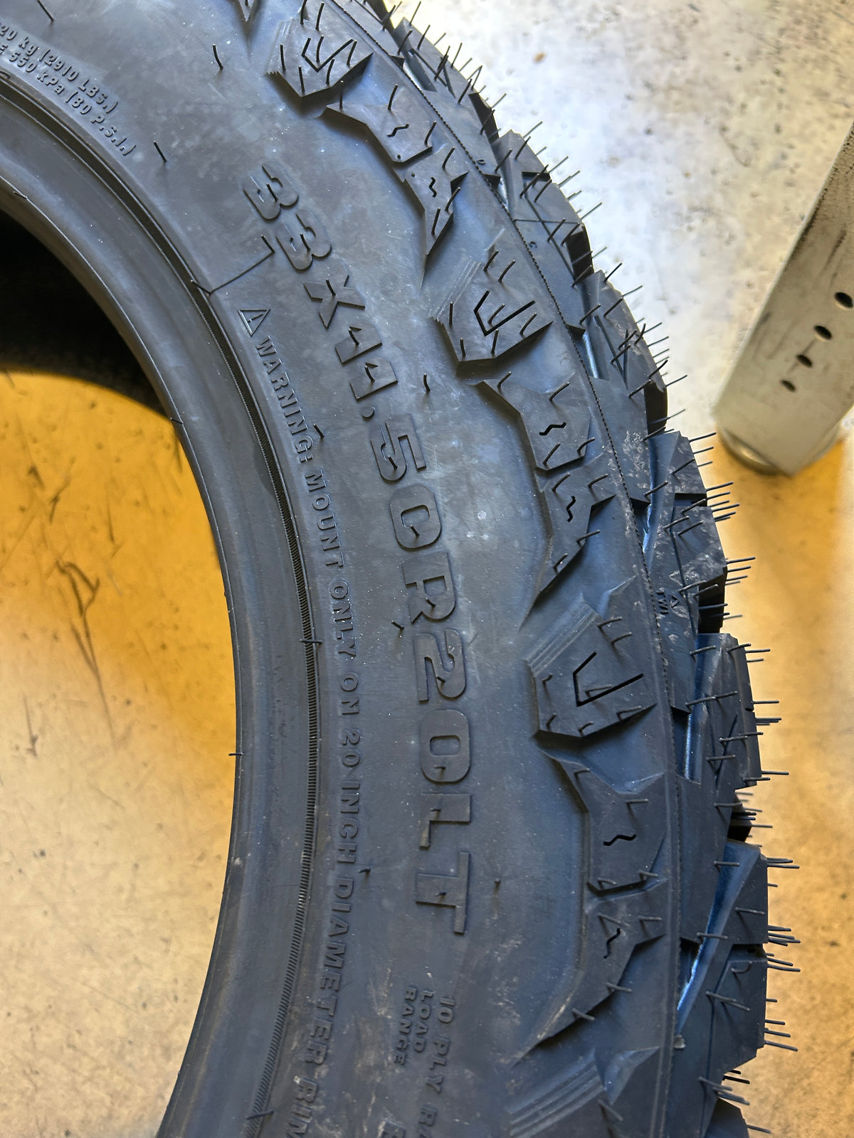 PEGASUS RTX BSW LT 33 11.5 20 118Q 10PLY RUGGED TIRE 1792232027