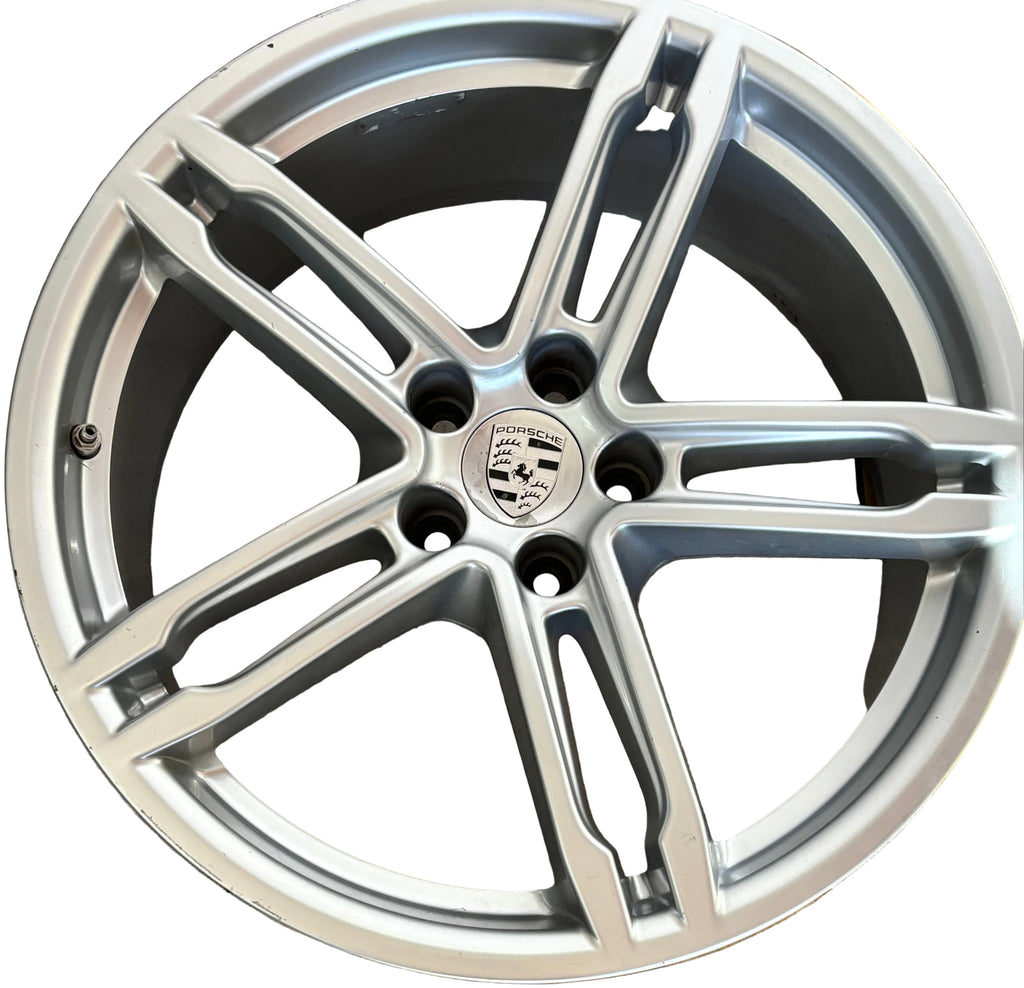 4 GENUINE PORSCHE MACAN 15-19 9X19 8X19 SILVER WHEEL SET 95B601025BN 95B601025BM