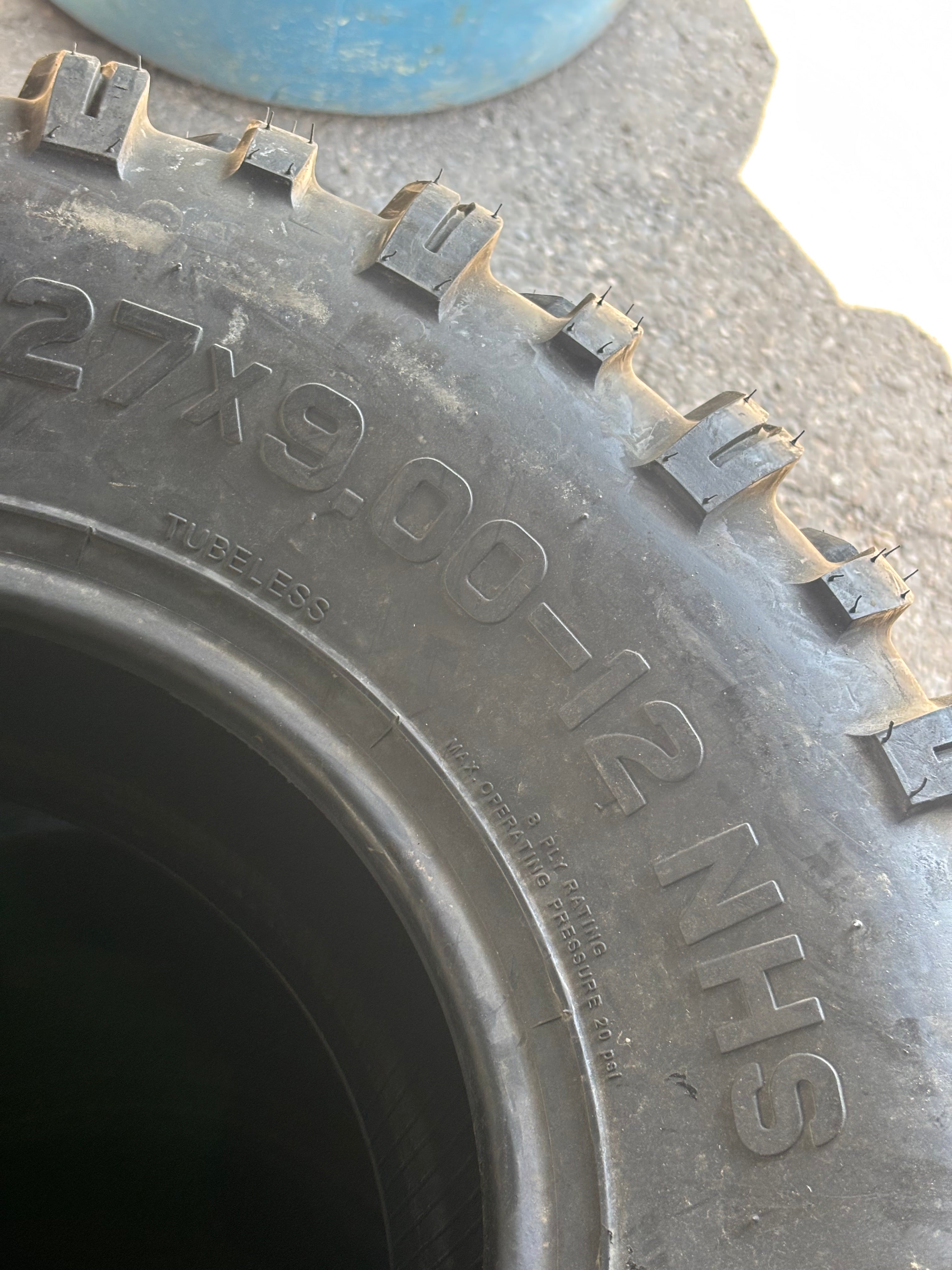 GBC DIRT COMMANDER BSW AT 27 9 12 8PLY ATV/UTV TIRE AE122709DC