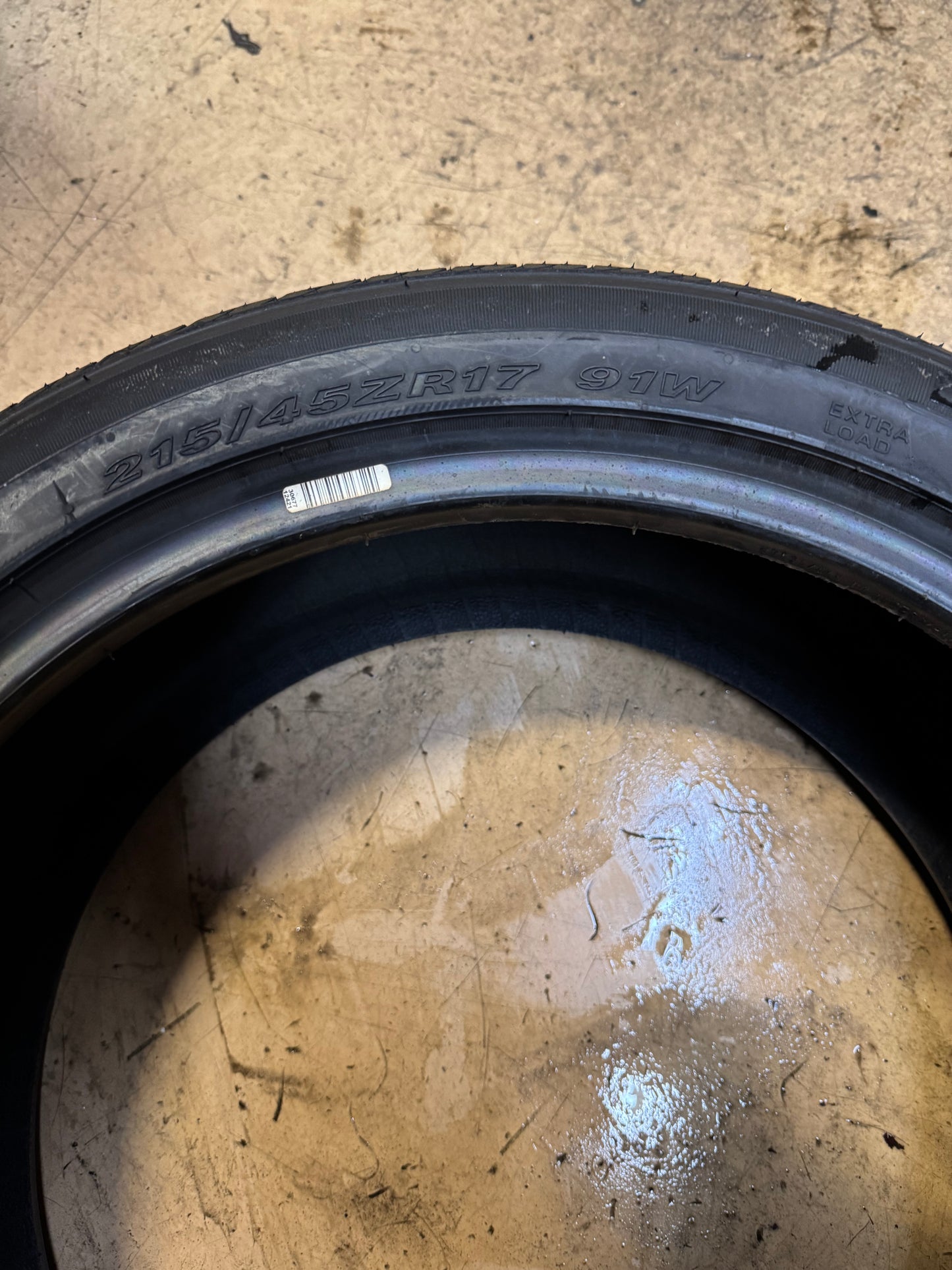 NOS NEXEN NFFERA SU1 BSW P 215 45 17 91H XL UHP TIRE 12352NXK