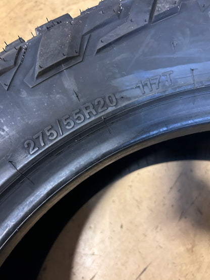 AMERICAN ROAD STAR R/T BSW 275 55 20 117T RUGGED TIRE ARSRT01