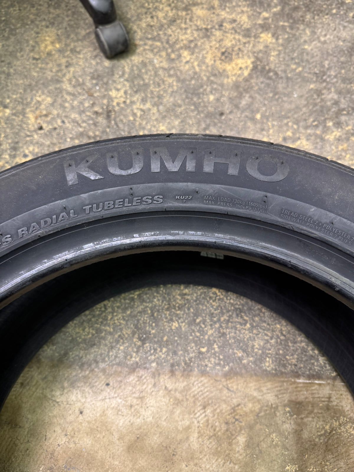 KUMHO ECSTA 4X II KU22 BSW P 235 50 18 97W UHP ALL SEASON TIRE 2185433