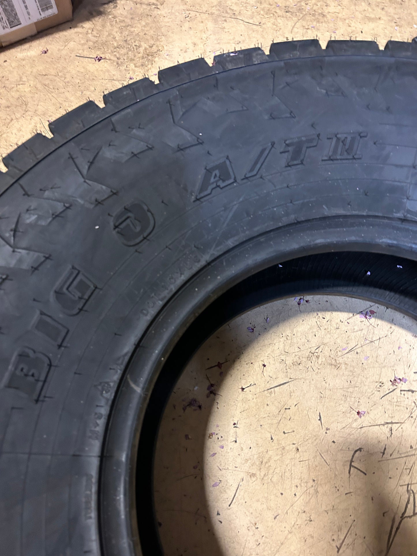 NOS BIG O BIG FOOT A/T II BSW LT 315 75 16 127/124R 10PLY ALL TERRAIN TIRE BIG3157516